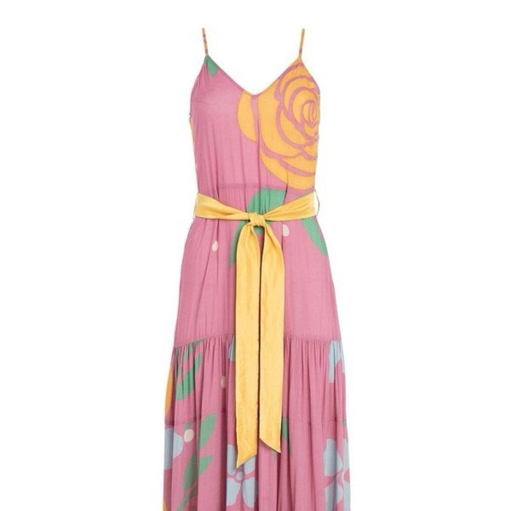 New with tags Karolina K Julia dress wild rose peonies size small